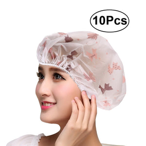 10 piece shower cap bundle