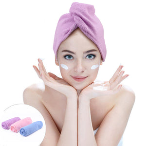 Soft twisted hair towel
