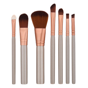 7 piece brush set eyes and skin