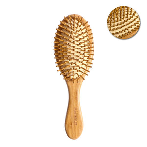 Natural Bamboo Anti-Static Wooden Hair Brushes