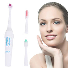 Electric Toothbrush with 3 Brush Heads